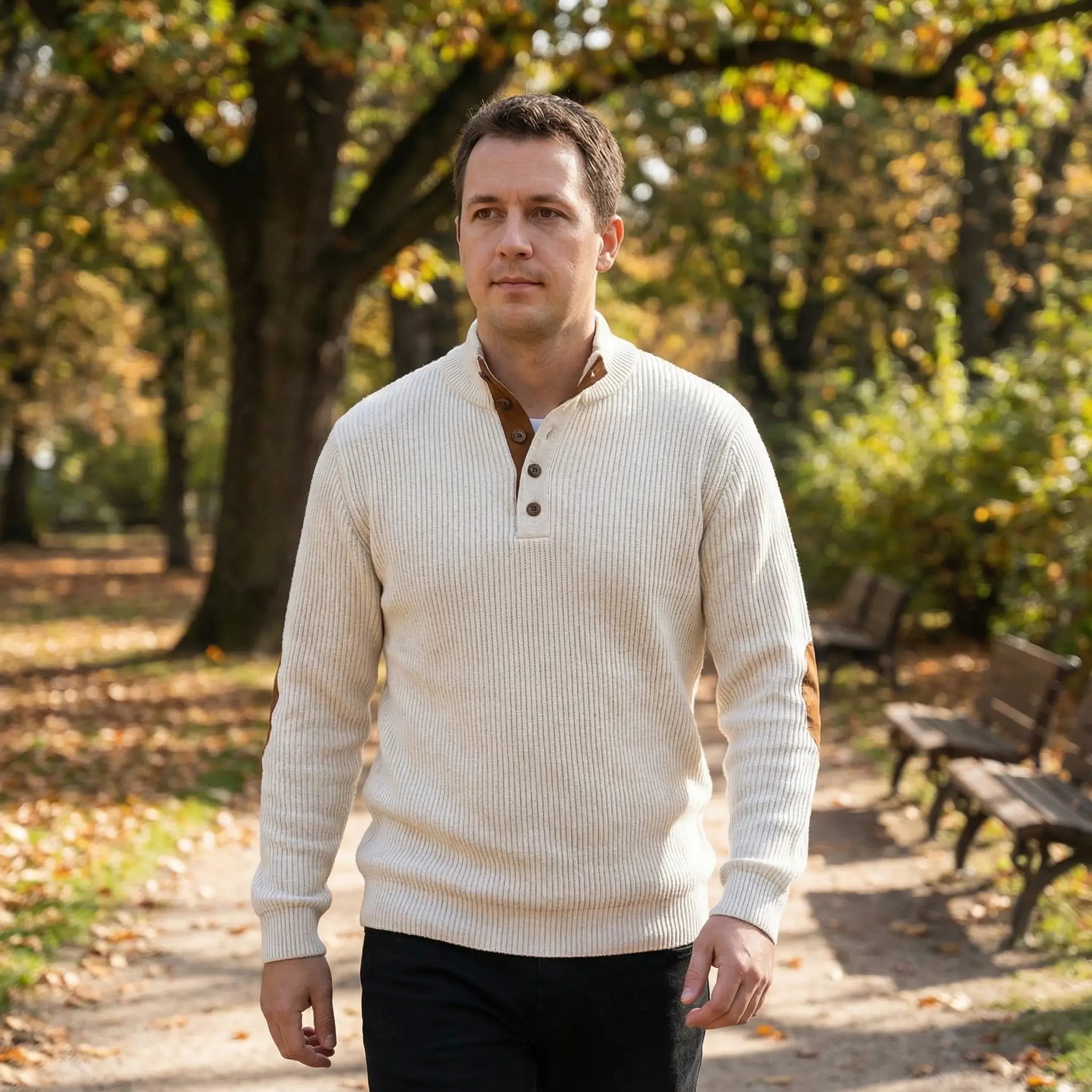 Nathan | Men's Corduroy Pullover - Rob Stevenson