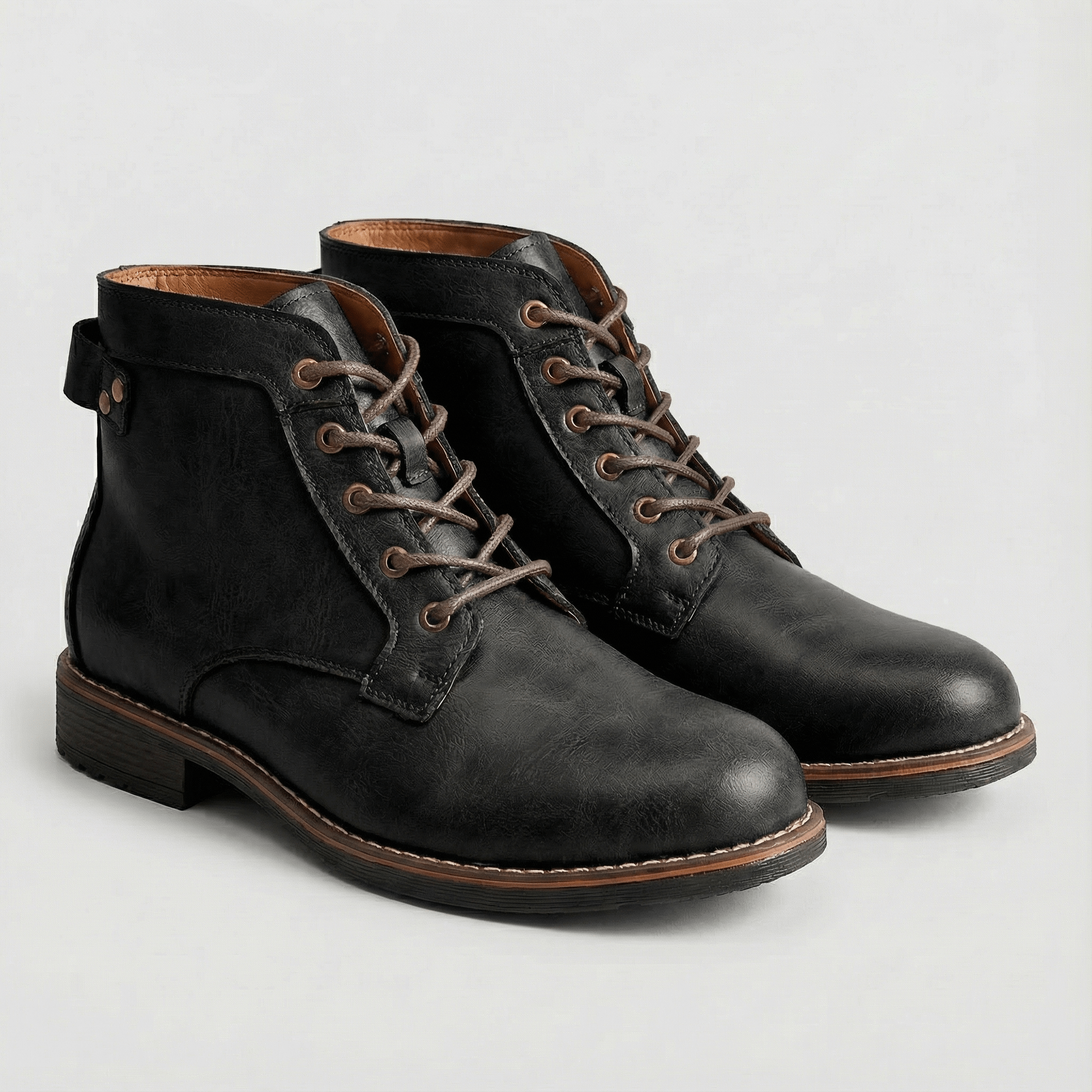 Liam | Leather Lace Boots - Rob Stevenson
