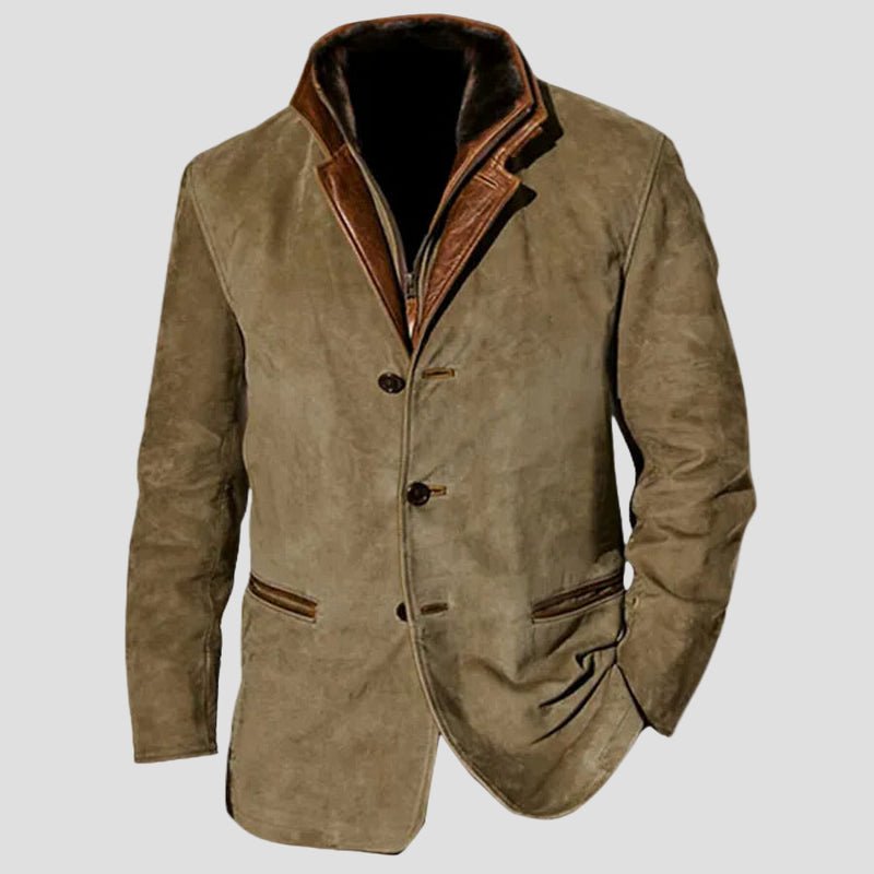 Logan | Vintage Men's Suede Jacket - Rob Stevenson