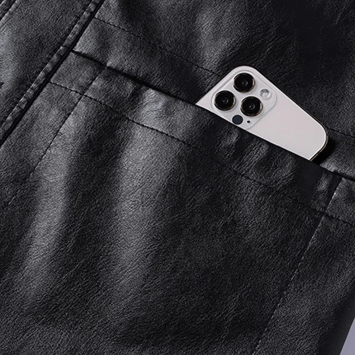 Porter | Button Up Leather Winter Jacket - Rob Stevenson