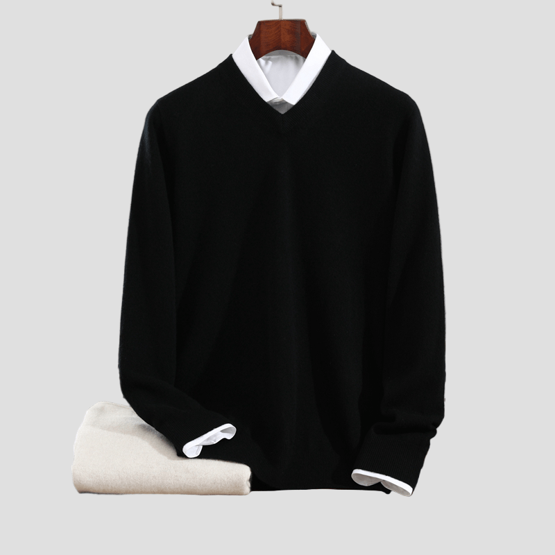 Noah | 100% Cashmere Sweater V - Neck - Rob Stevenson