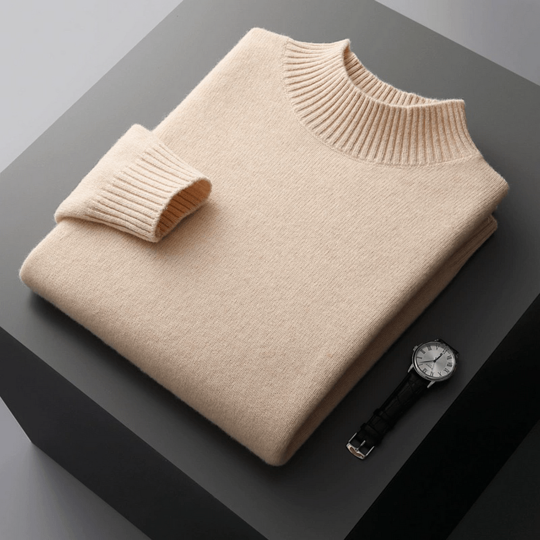 Liam | Chic Soft - Textured Men's Wool Sweater - Rob Stevenson