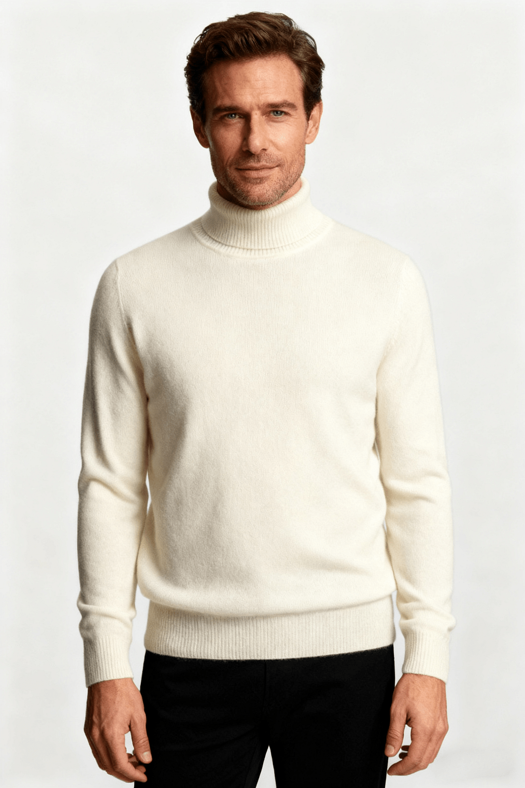 Ethan | Classic Turtleneck Wool Sweater - Rob Stevenson