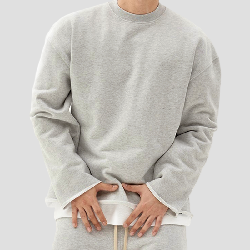 Brody | Fashion Solid Color Loose Fit Sweatshirt