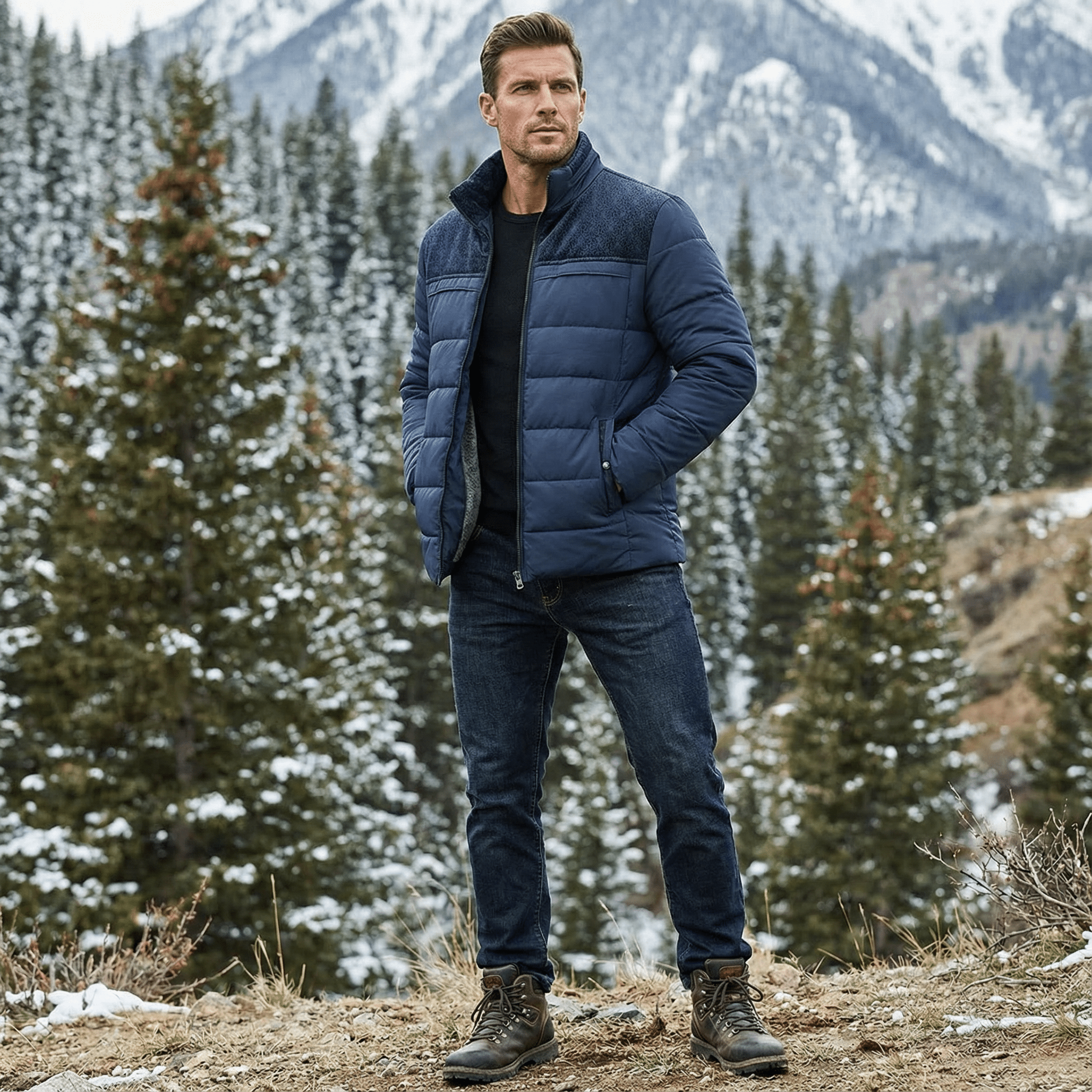 Bennett | Plush Fur - Lined Quilted Winter Jacket - Rob Stevenson