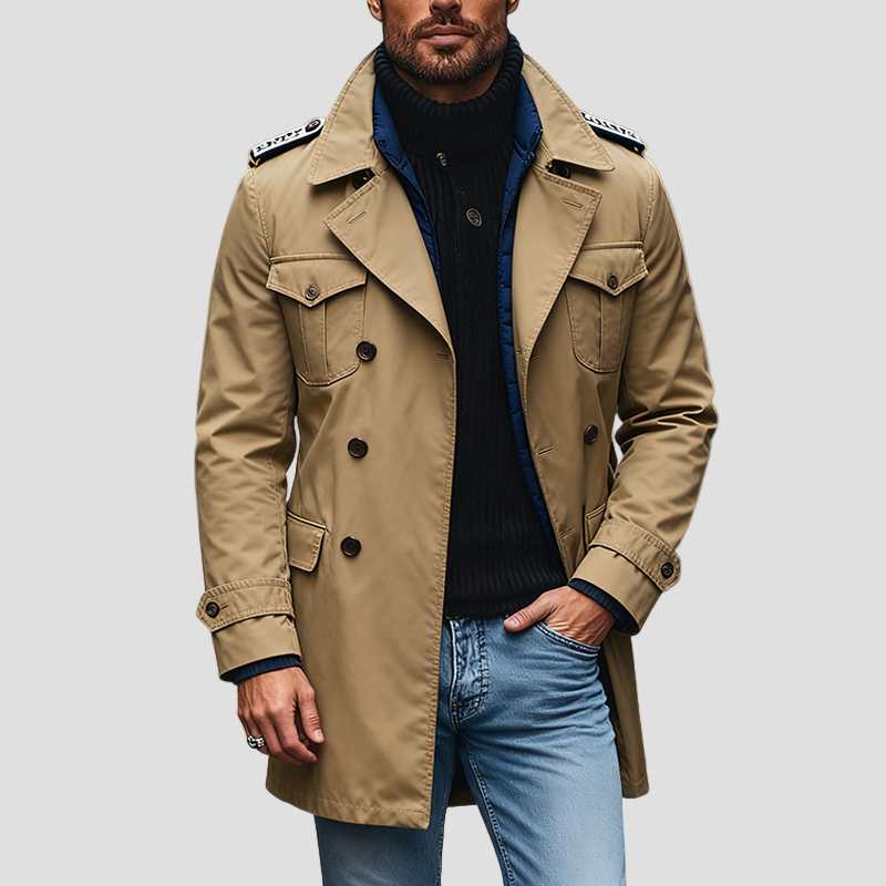 Jacob | Cotton Mid-Length Coat