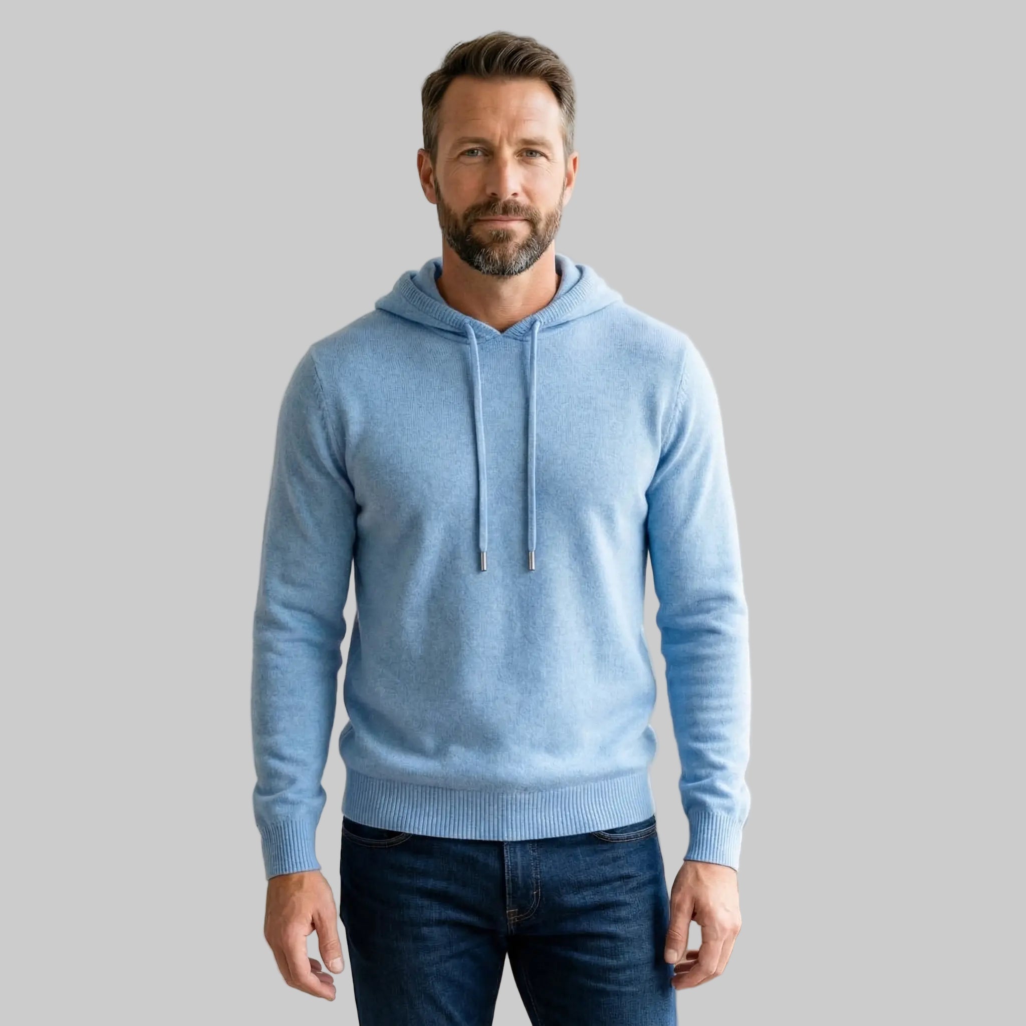 Oliver | Men’s 100% Cashmere Hoodie - Rob Stevenson