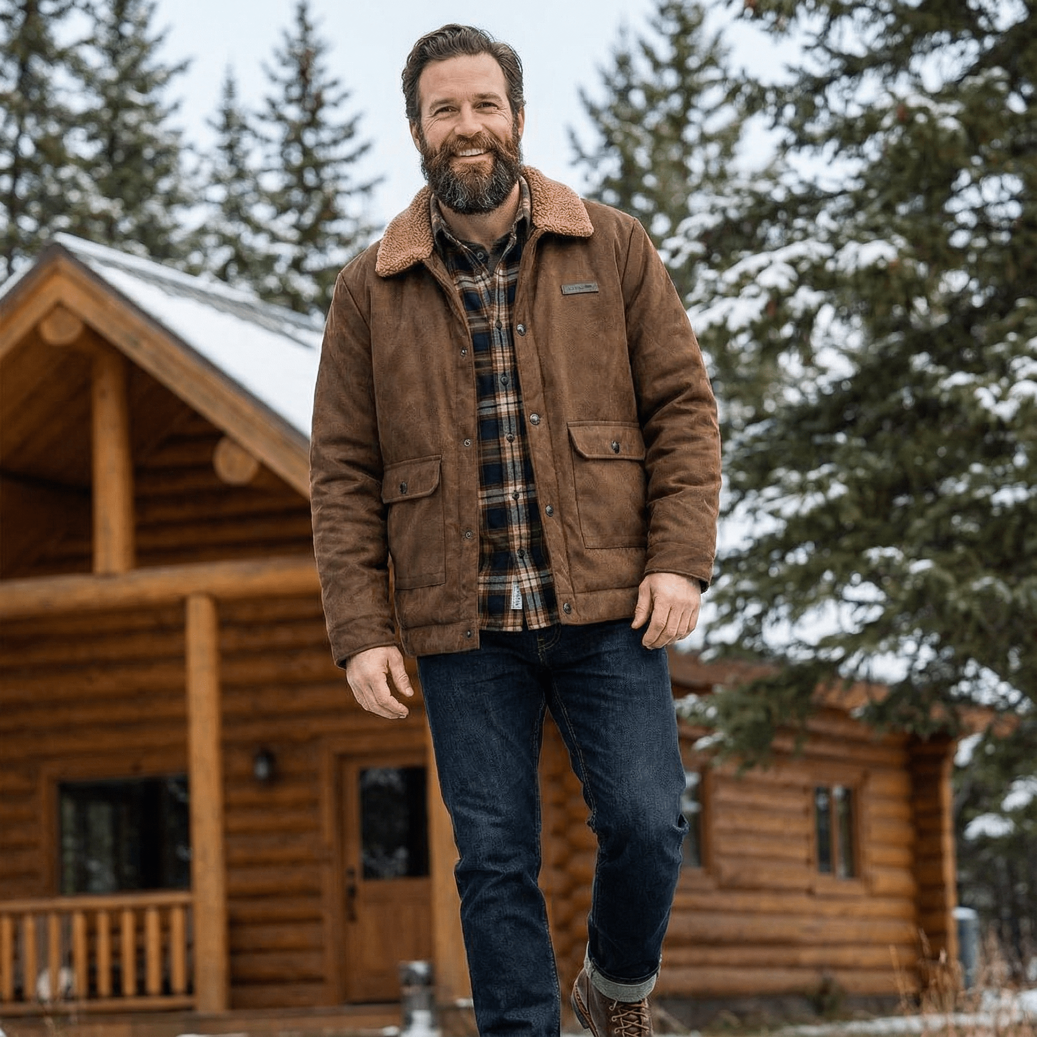 Mason | Men's Suede Fleece Jacket - Rob Stevenson