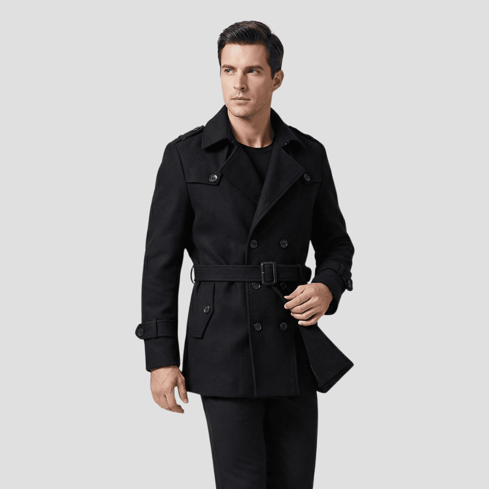 The Beaumont Belted Peacoat - Rob Stevenson