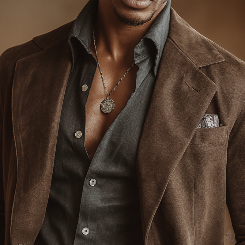 Connor | Vintage Suede Mid Coat