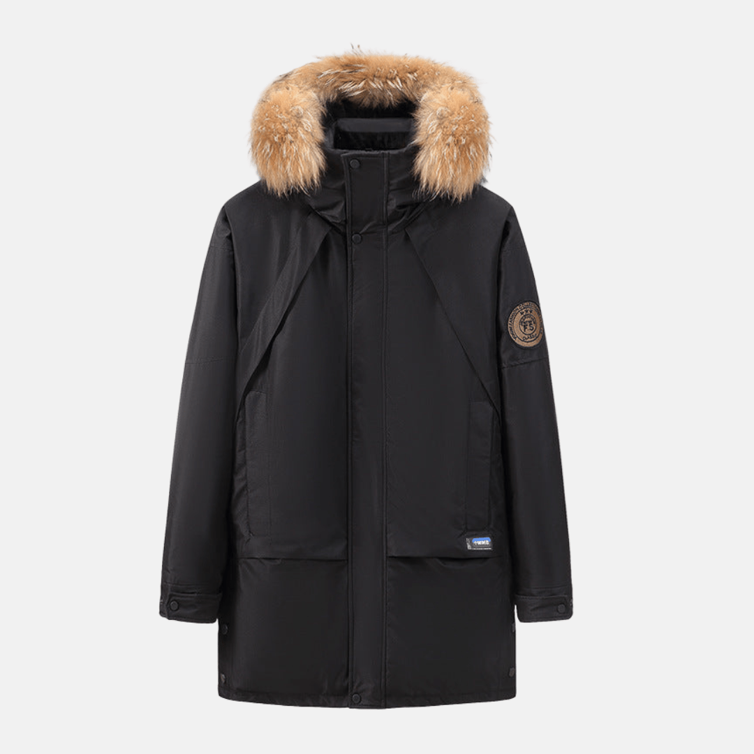 Beau | Hooded Faux Fur Trim Parka Winter Jacket - Rob Stevenson