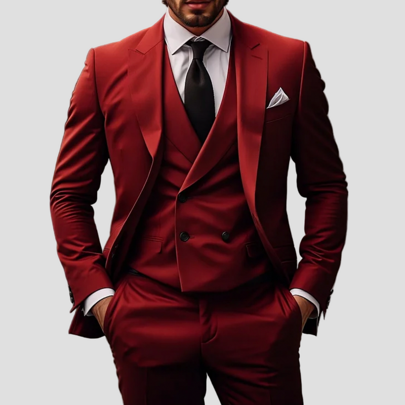 Connor | Modern Three-Piece Slim Suit for Men