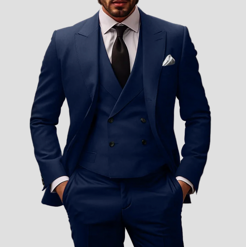 Connor | Modern Three-Piece Slim Suit for Men