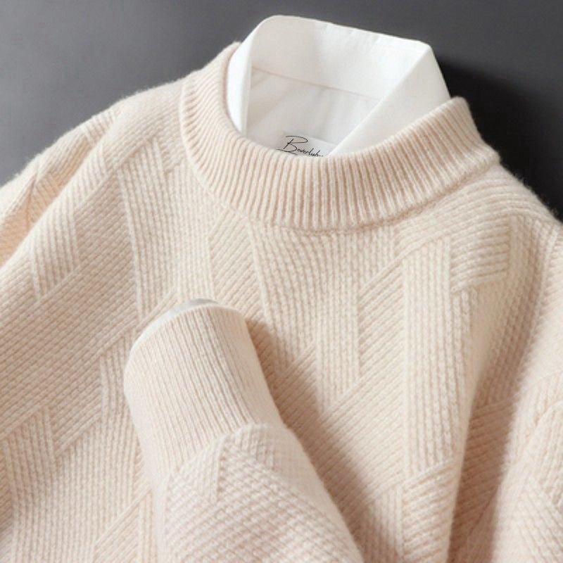 Miles | Elegant Men’s Cashmere Sweater in Various Colors - Rob Stevenson