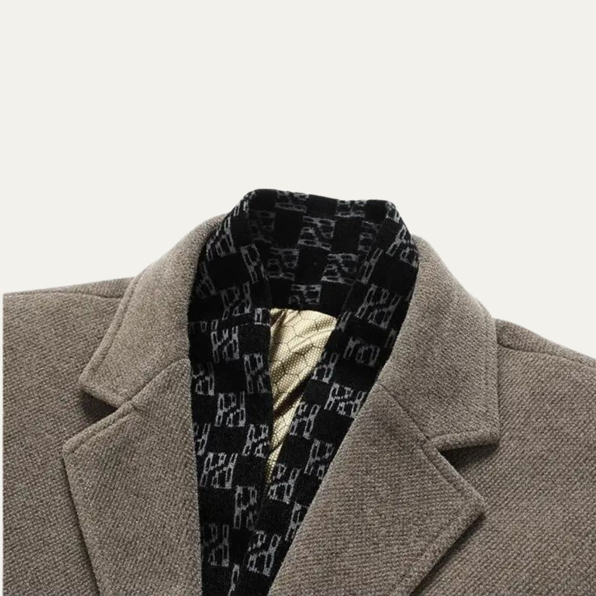 Ortigia | Wool Blend Business Long Coat for Men - Rob Stevenson