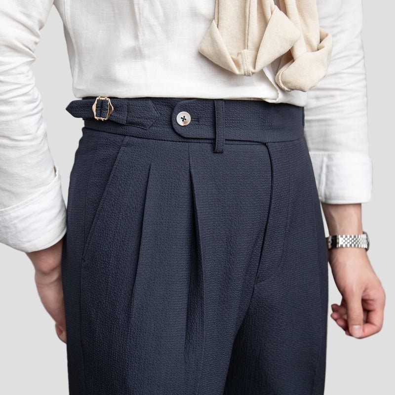Ethan | Tailored Men’s Pleated Trousers - Rob Stevenson