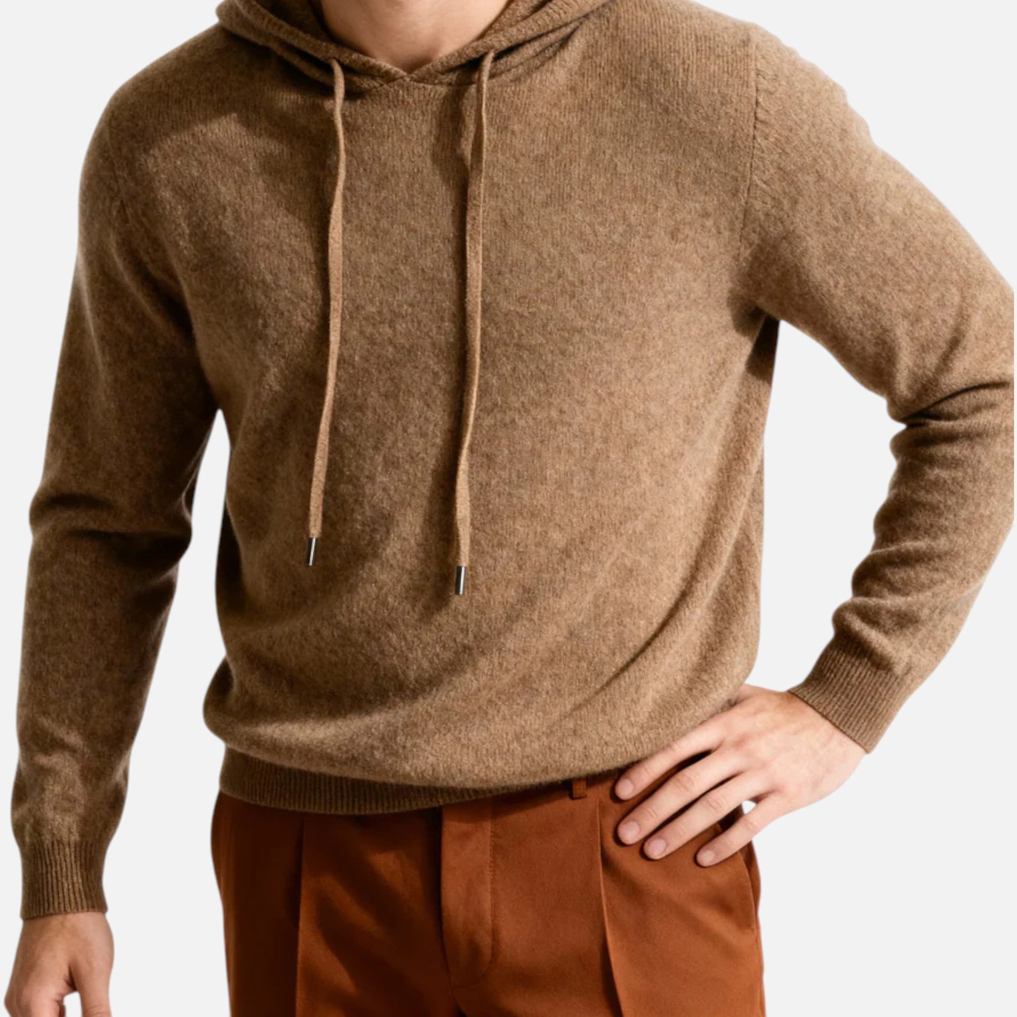 Oliver | Men’s 100% Cashmere Hoodie - Rob Stevenson