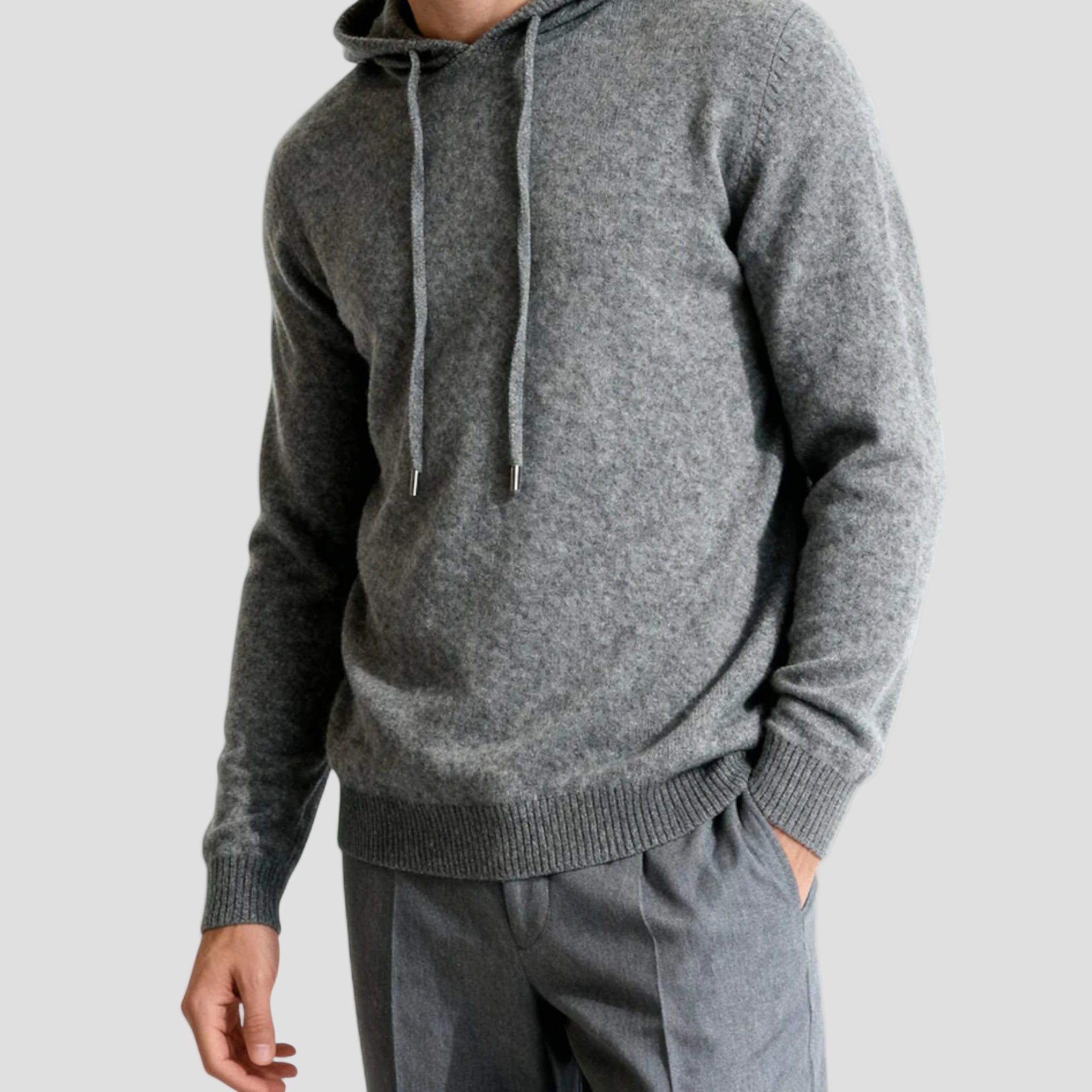 Oliver | Men’s 100% Cashmere Hoodie - Rob Stevenson