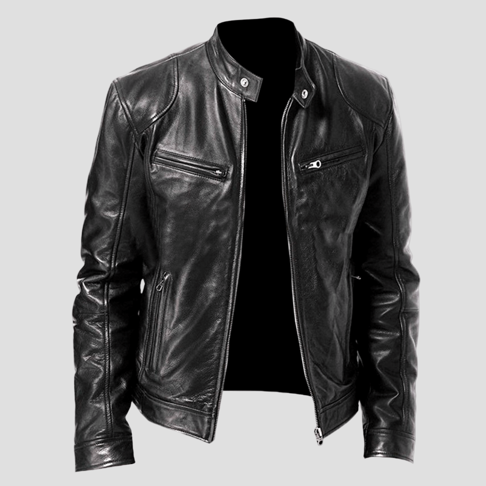 Owen | Elegant Leather Jacket - Rob Stevenson
