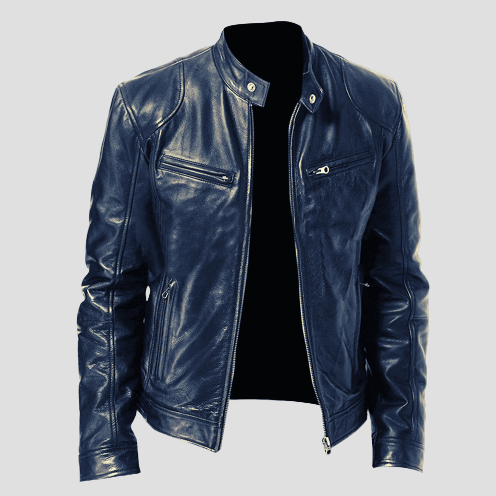 Owen | Elegant Leather Jacket - Rob Stevenson