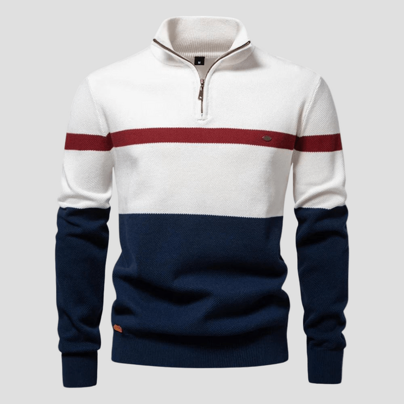 Nathaniel | Classic Soft Cotton Sweater for Men - Rob Stevenson