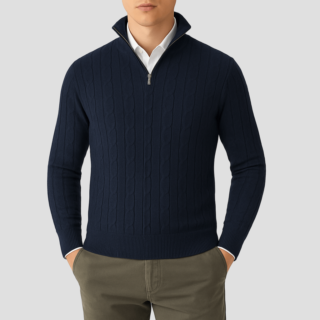 Aiden | Cozy Cable Knit Sweater - Rob Stevenson