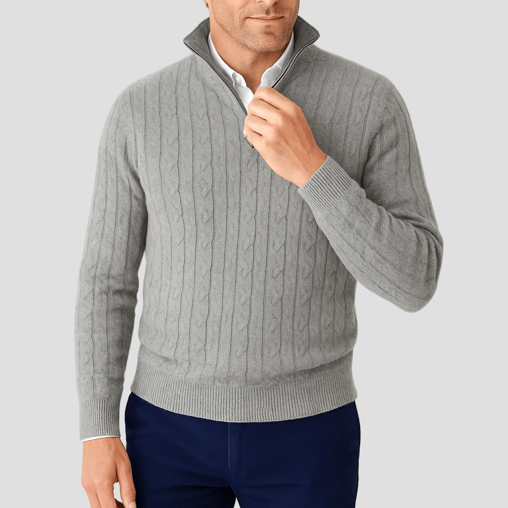 Aiden | Cozy Cable Knit Sweater - Rob Stevenson