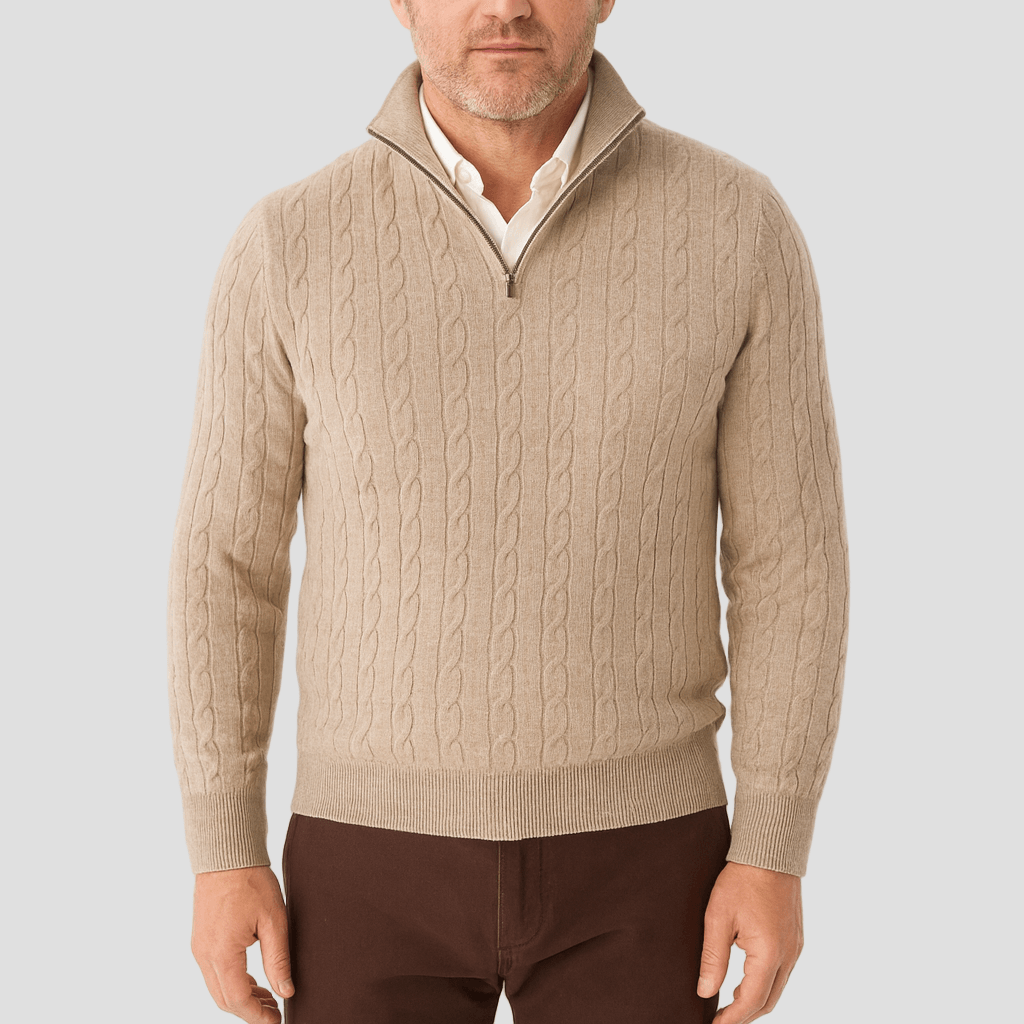 Aiden | Cozy Cable Knit Sweater - Rob Stevenson