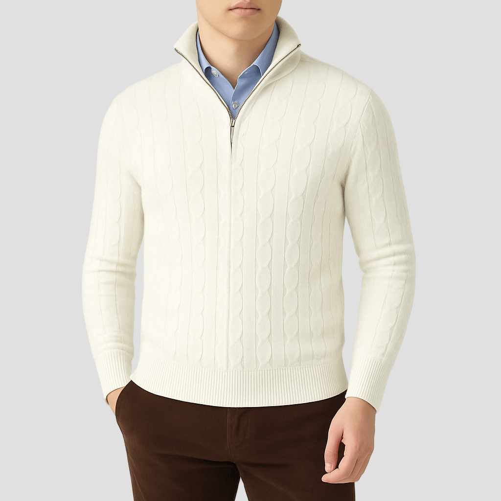Aiden | Cozy Cable Knit Sweater - Rob Stevenson