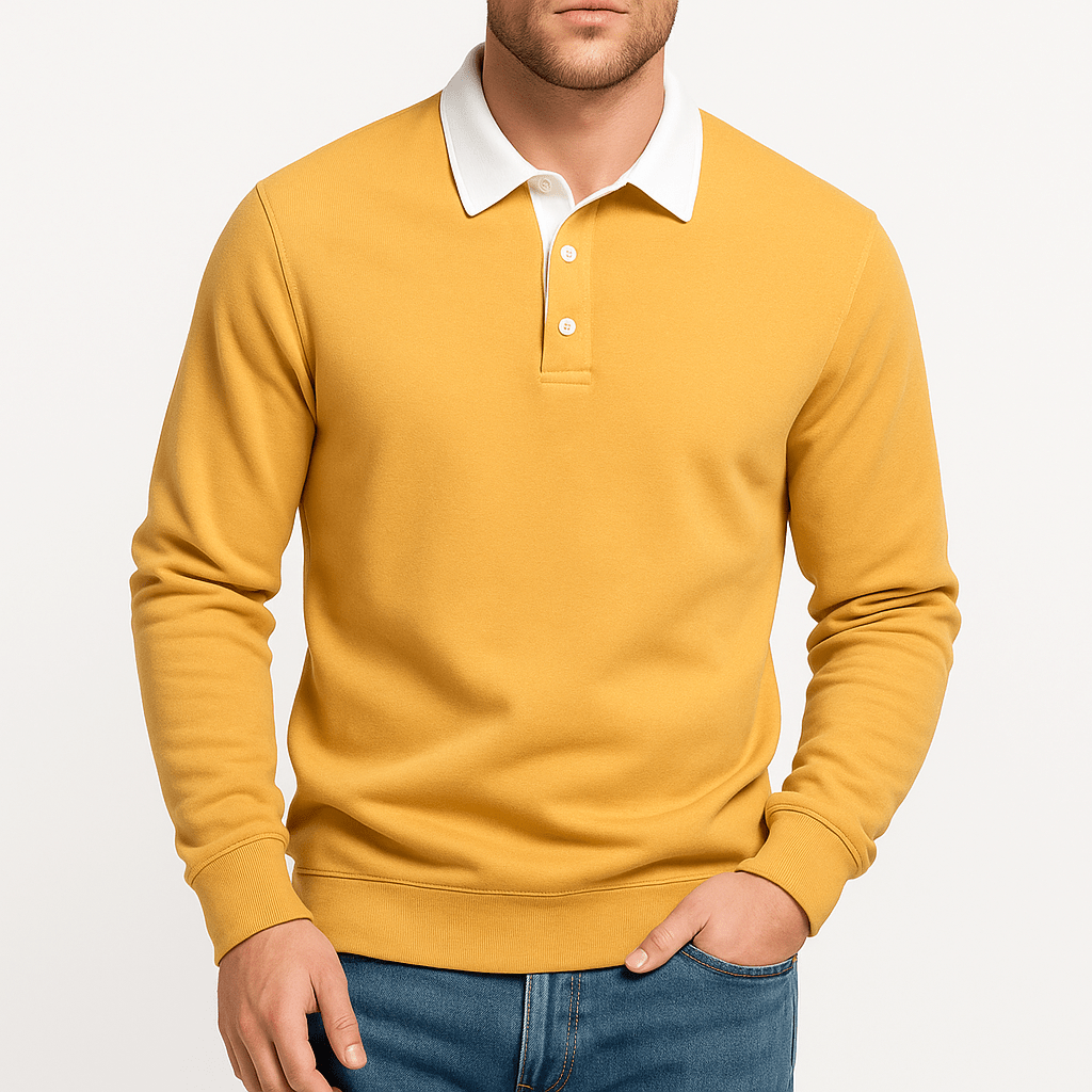 Malcolm | Cotton Polo Sweater - Rob Stevenson
