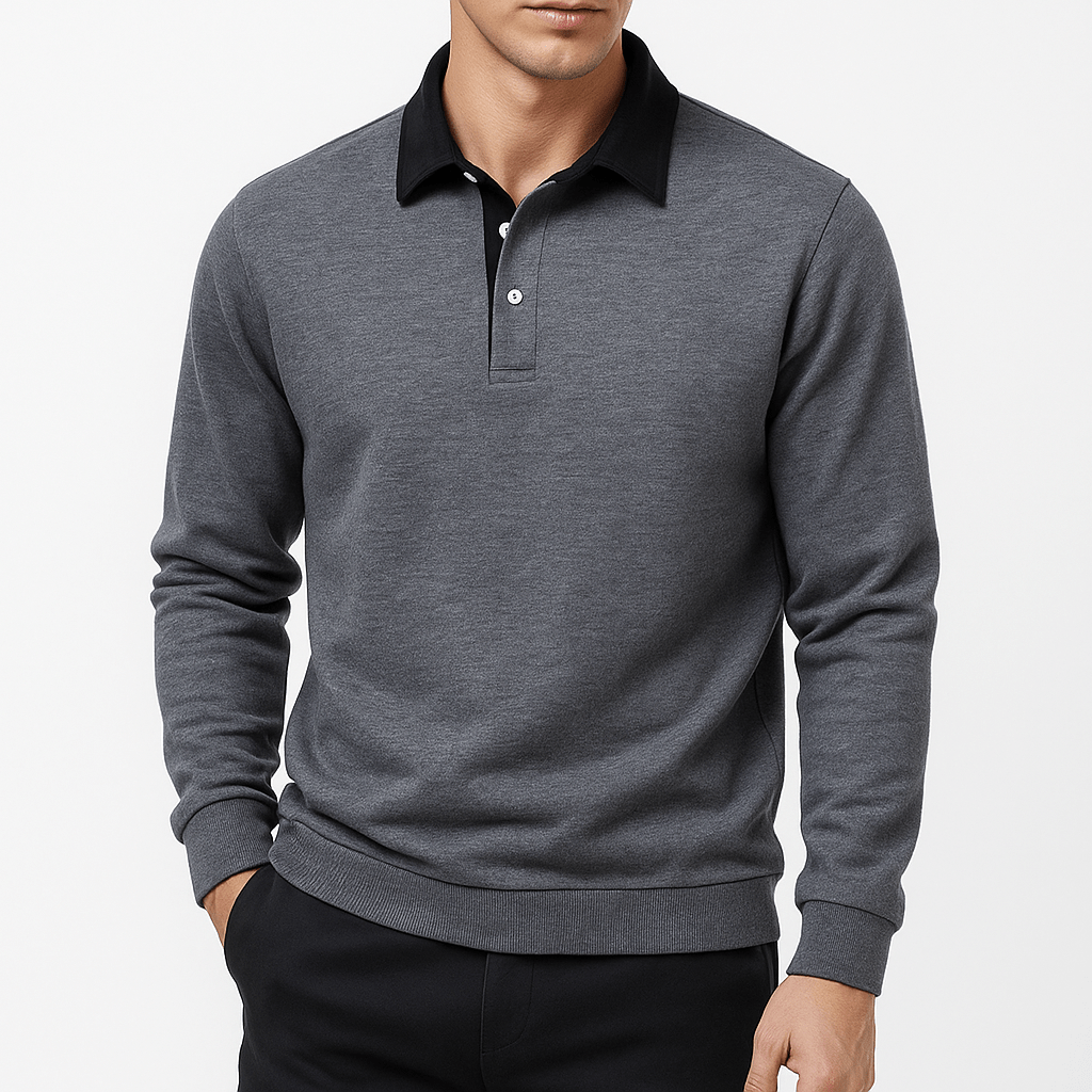 Malcolm | Cotton Polo Sweater - Rob Stevenson