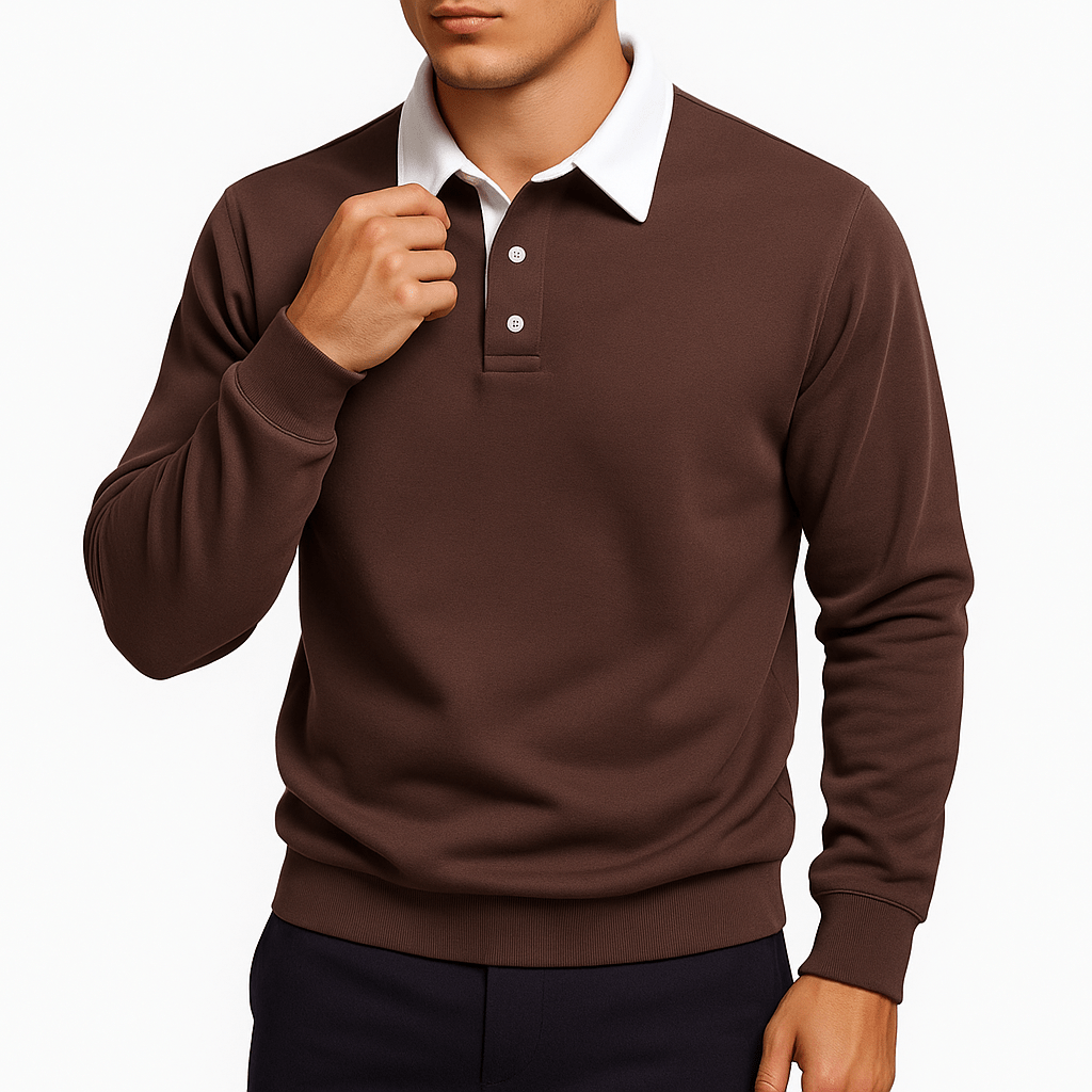 Malcolm | Cotton Polo Sweater - Rob Stevenson