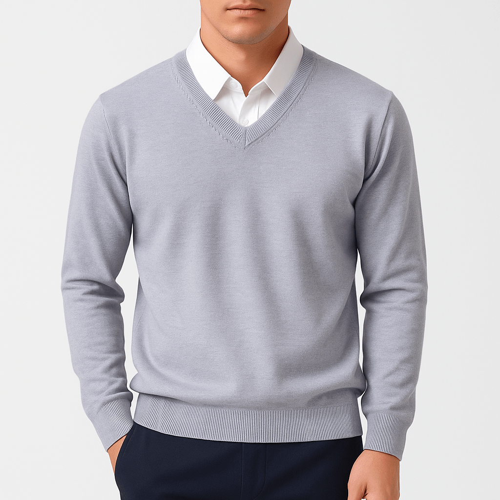 Cooper | Elegant V - Neck Sweater - Rob Stevenson