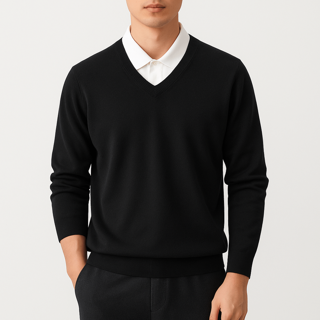Cooper | Elegant V - Neck Sweater - Rob Stevenson