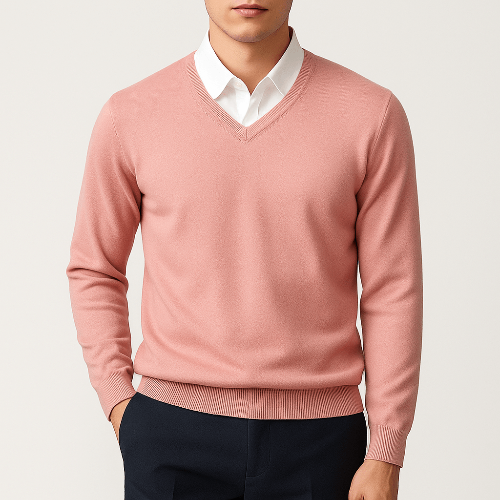 Cooper | Elegant V - Neck Sweater - Rob Stevenson