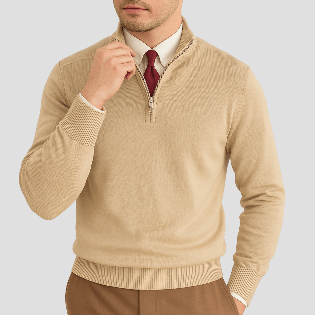 Landon | Half - Zip Knit Sweater - Rob Stevenson