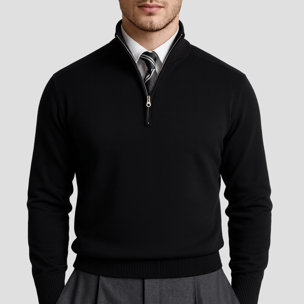 Landon | Half-Zip Knit Sweater