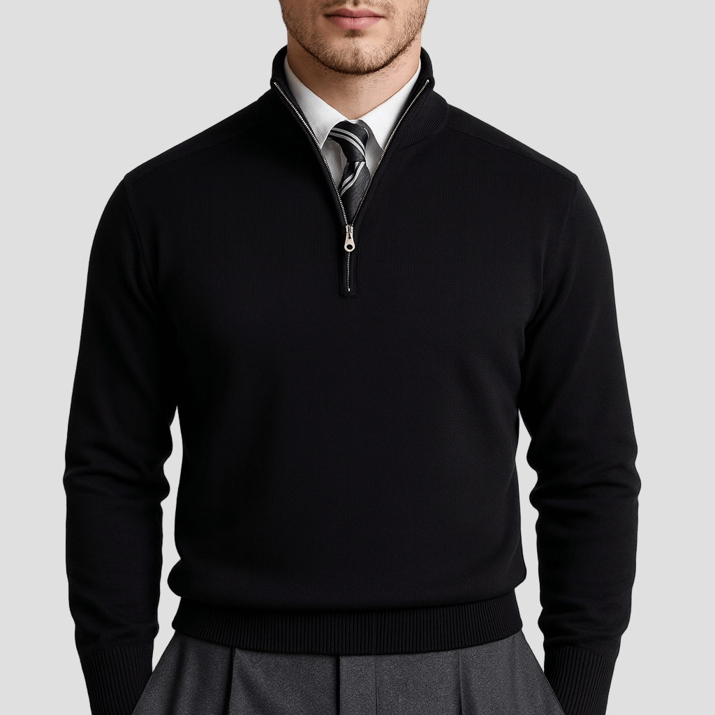 Landon | Half - Zip Knit Sweater - Rob Stevenson