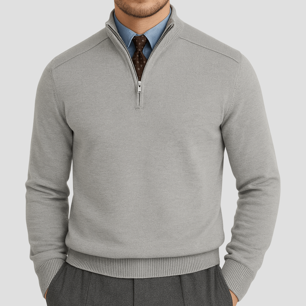 Landon | Half - Zip Knit Sweater - Rob Stevenson