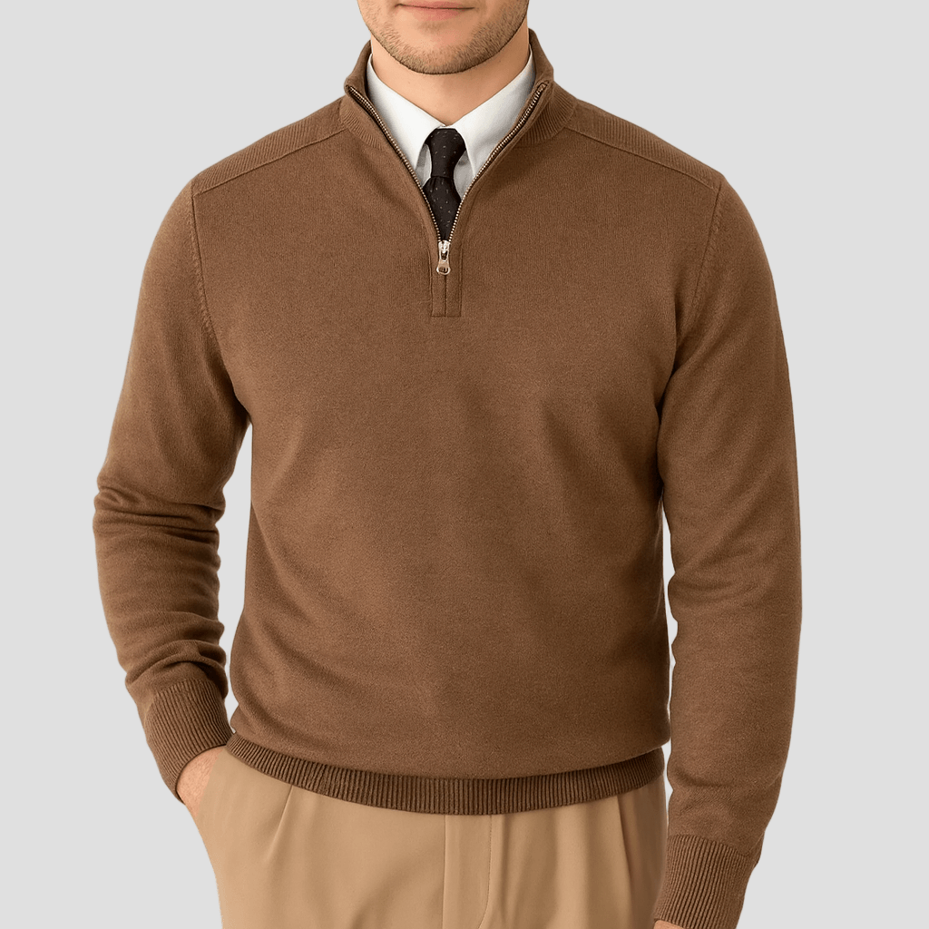 Landon | Half - Zip Knit Sweater - Rob Stevenson