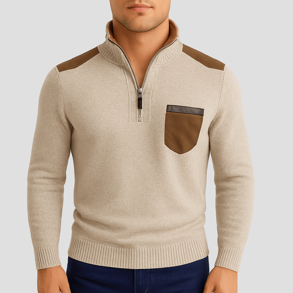 Cameron | Quarter-Zip Sweater