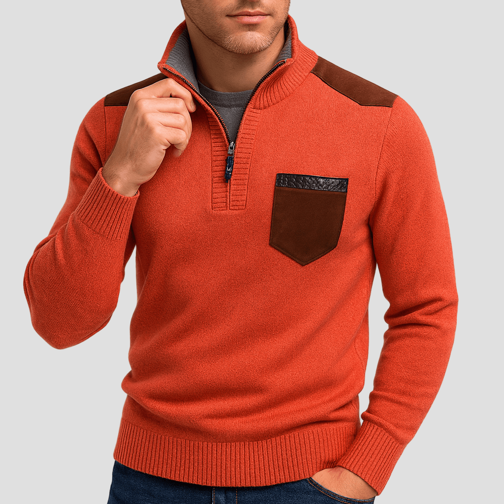 Cameron | Quarter-Zip Sweater