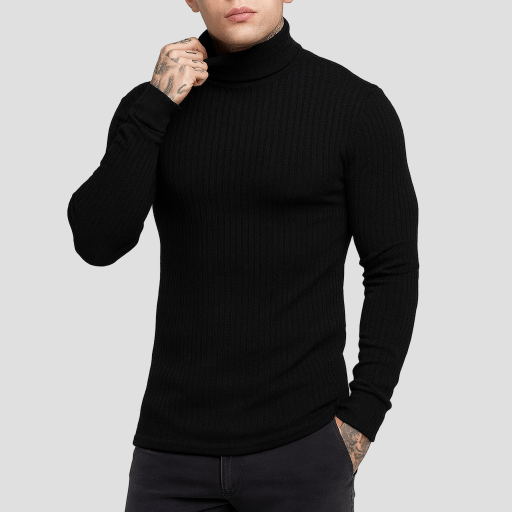 Hunter | Ribbed Turtleneck Sweater