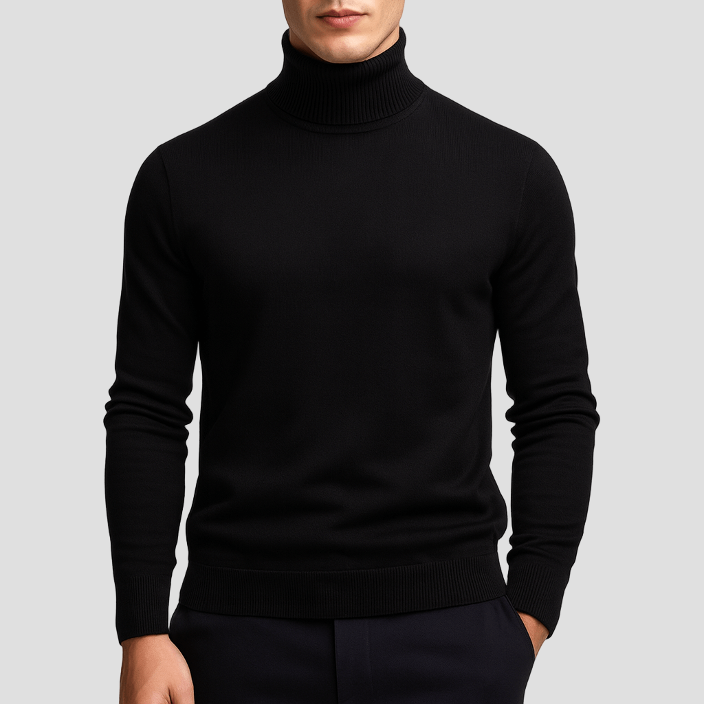 Bentley | Solid Turtleneck Sweater