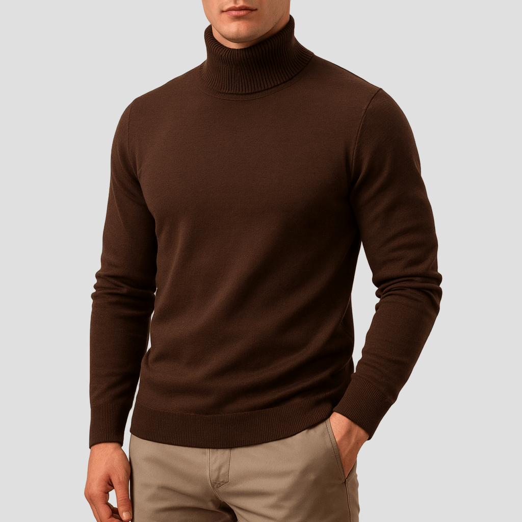 Bentley | Solid Turtleneck Sweater - Rob Stevenson