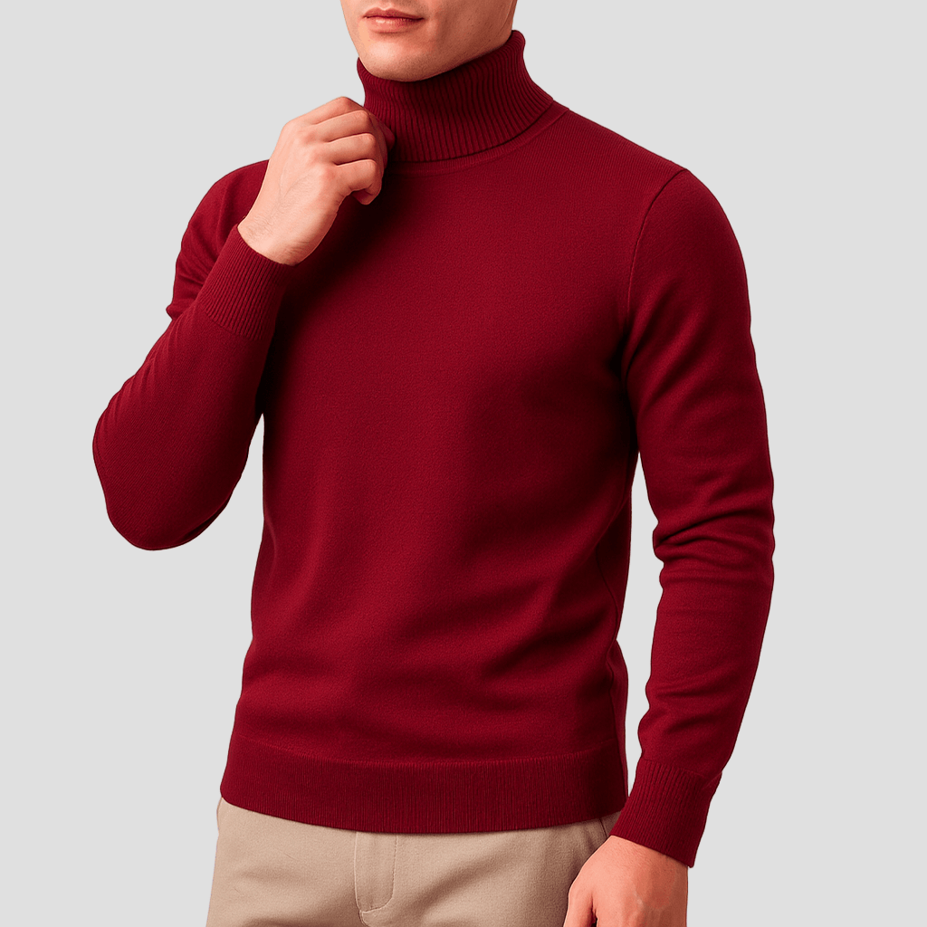 Bentley | Solid Turtleneck Sweater - Rob Stevenson