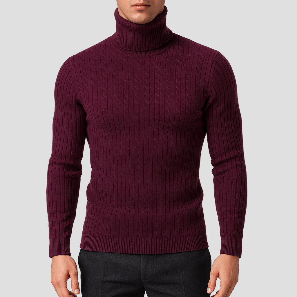Owen | Cozy Turtleneck Wool Sweater - Rob Stevenson