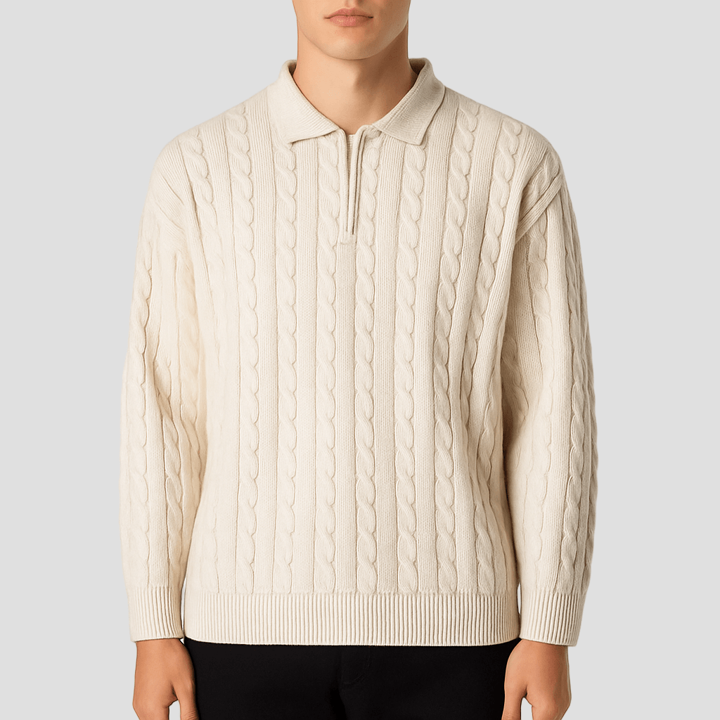 Caleb | Vintage - Inspired Cozy Knit Sweater - Rob Stevenson