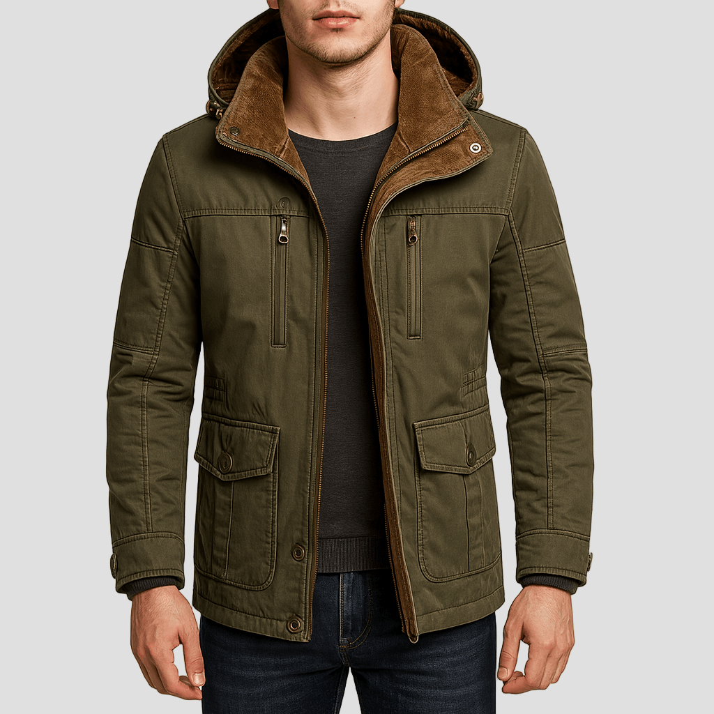 Connor | Hooded Winter Parka Jacket - Rob Stevenson