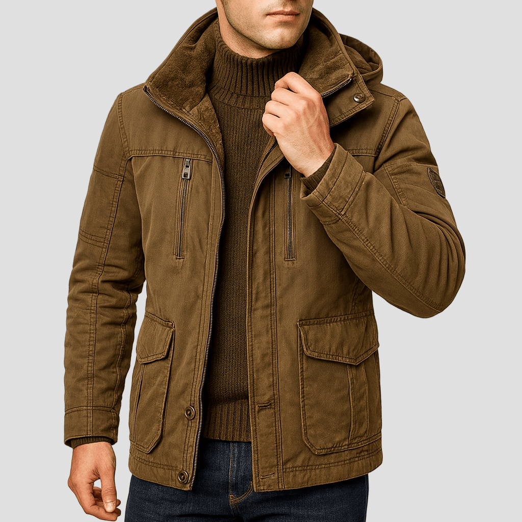 Connor | Hooded Winter Parka Jacket - Rob Stevenson
